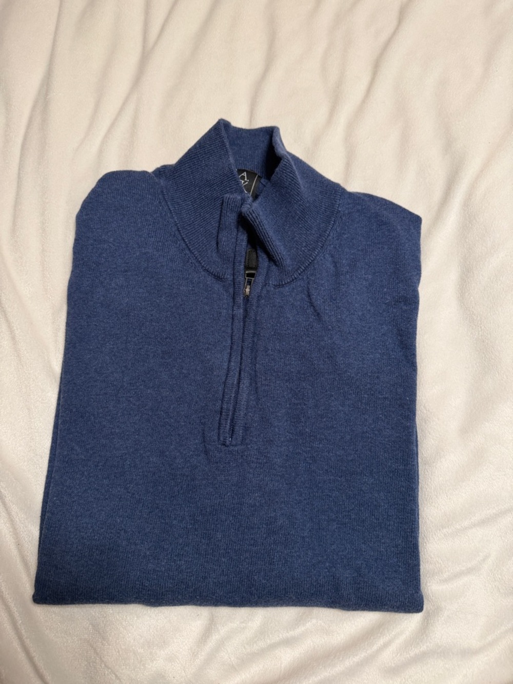 Jos. A. Bank Men’s Quarter-Zip Sweater - Navy Blue